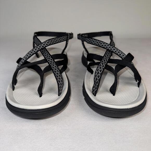 High Sierra Black Strappy Flip Flop Sandal - 9 - Picture 5 of 5